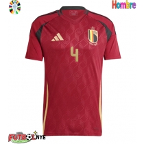 Camiseta Bélgica Wout Faes #4 Primera Equipación Eurocopa 2024 manga corta